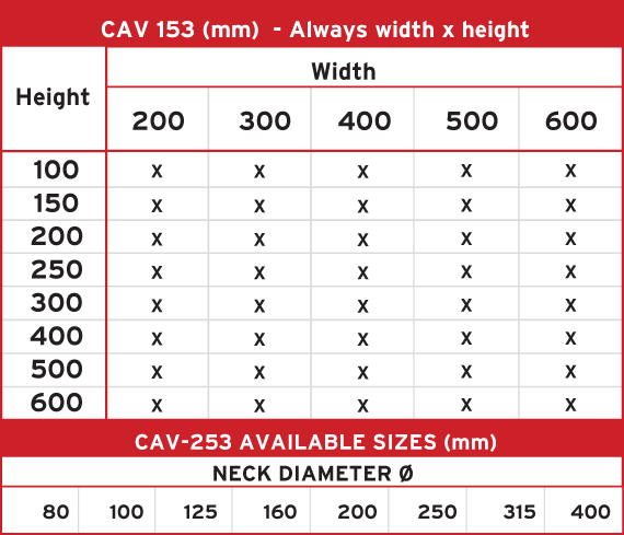 Product 3 Aviable Sizes